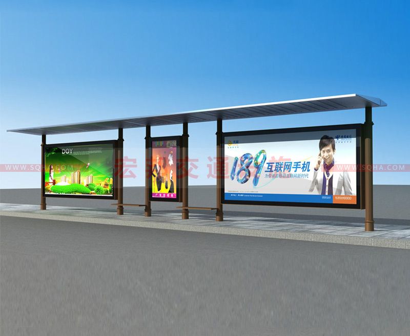 公交候車亭常規(guī)尺寸、價格