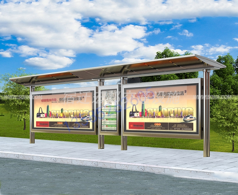 不銹鋼農(nóng)村候車(chē)亭