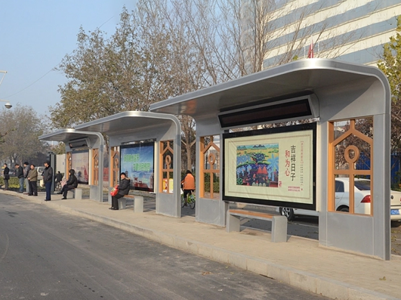 候車(chē)亭生產(chǎn)安裝案例