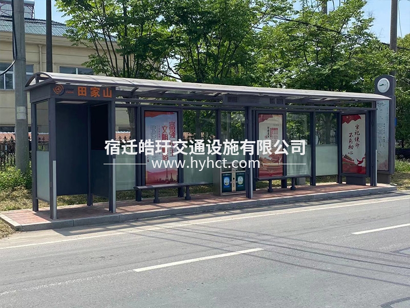 候車亭現(xiàn)場(chǎng)安裝案例